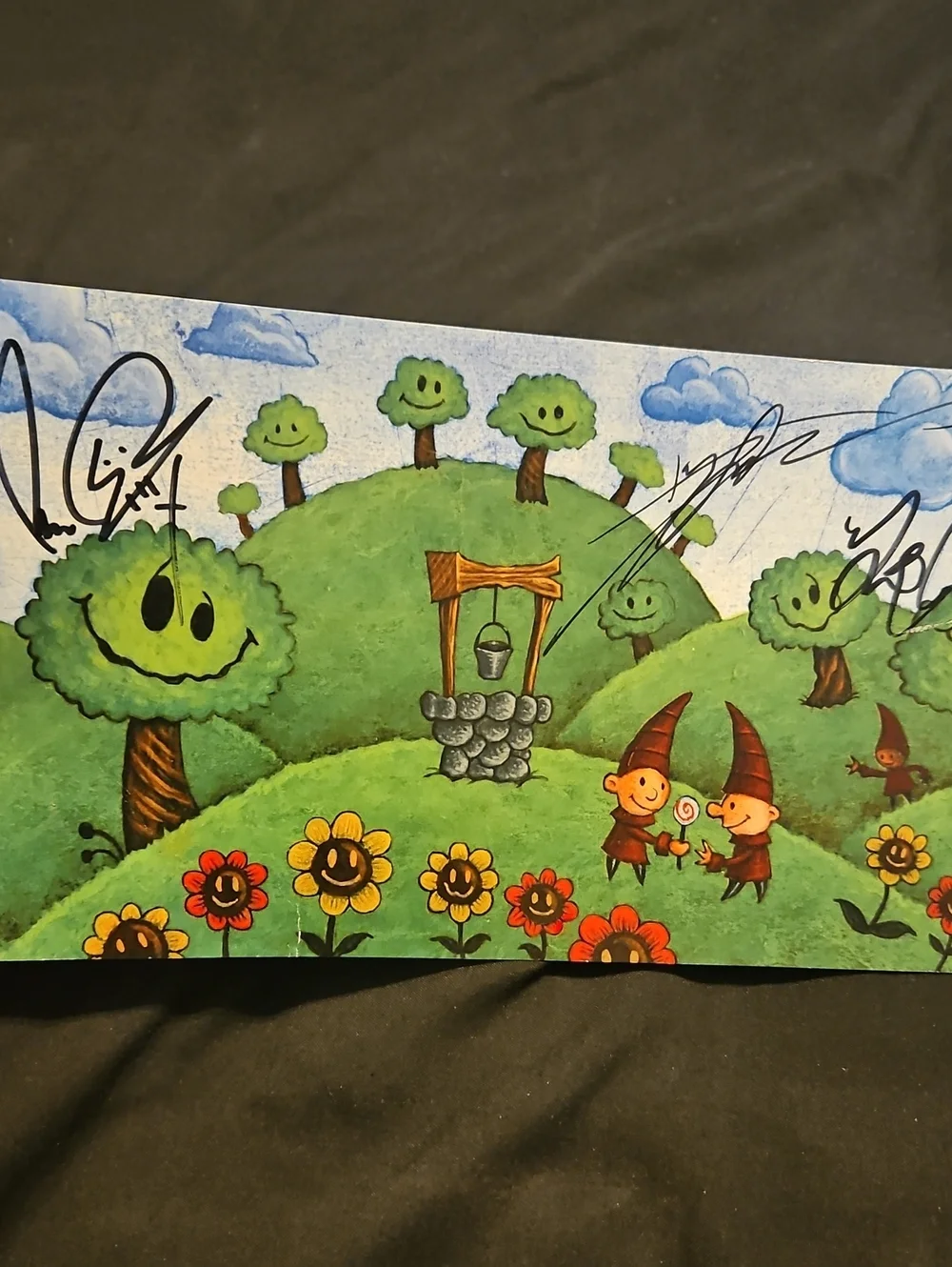 Vintage Autographed Stolen Babies band Naught Poster